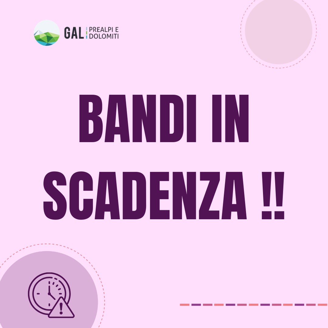 Bandi in scadenza